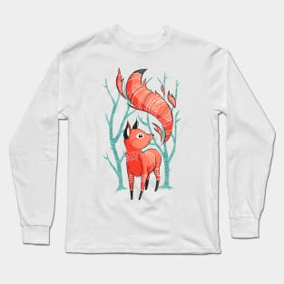 Winter Fox Long Sleeve T-Shirt